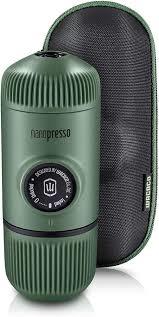 Wacaco Nanopresso Espresso Coffee Maker Moss Green + Case